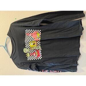 Vans x SpongeBob Long Sleeve Shirt Boys Large 12/14